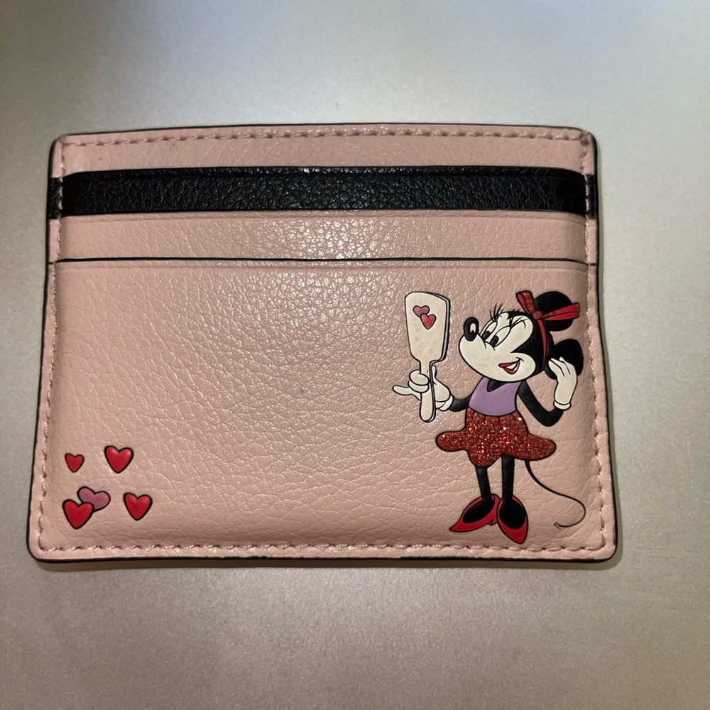 Disney x KATE SPADE Pink Minnie Mouse Cardholder Palevelmul Unsized Nd